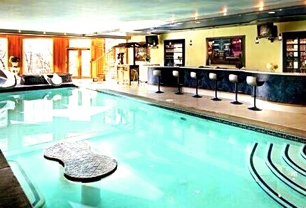 Luxury Indoor Pool and Bar